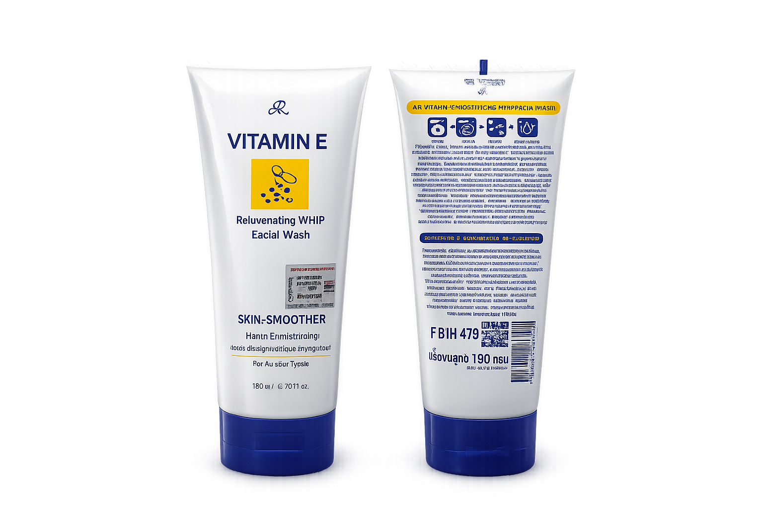 AR Vitamin E Rejuvenating Whip Facial Wash – 190g